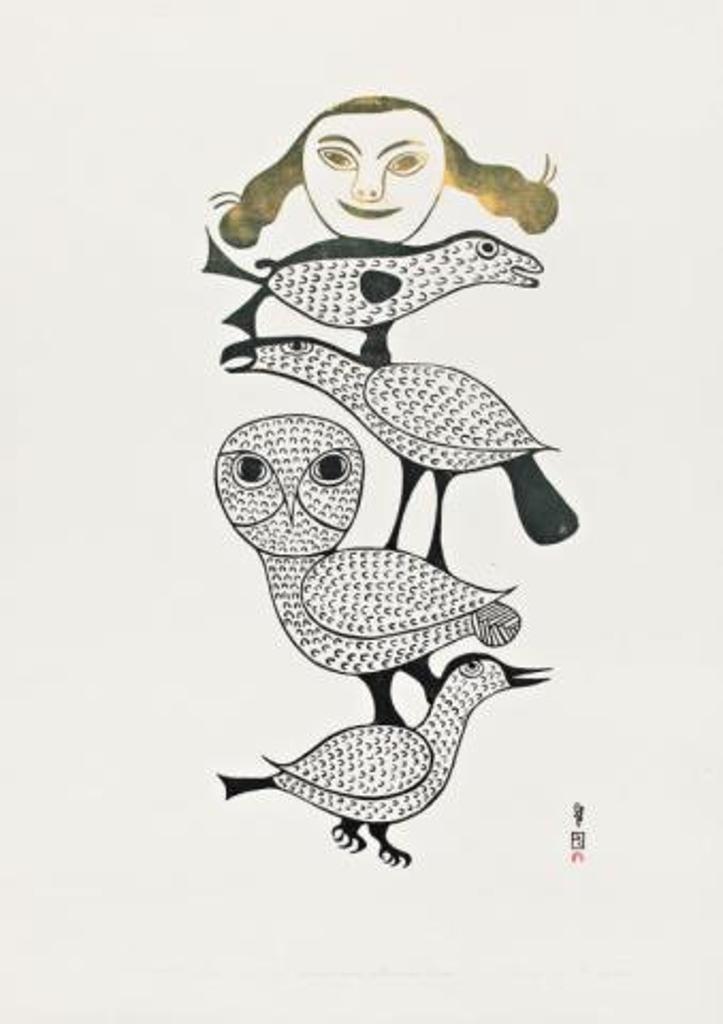 Kenojuak Ashevak (1927-2013) - Untitled