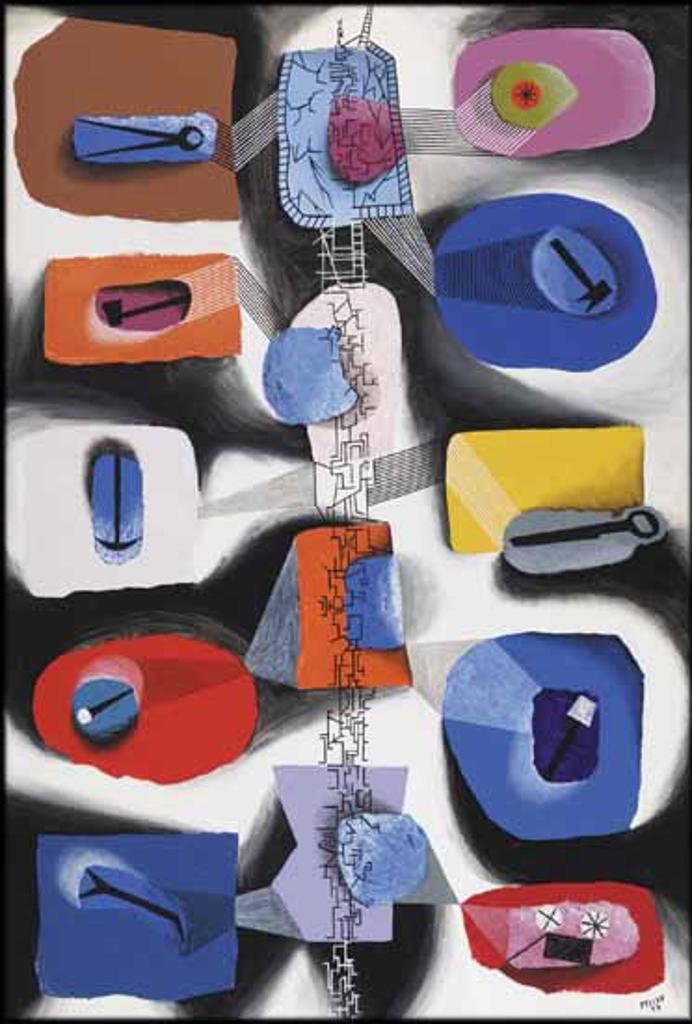 Alfred Pellan (1906-1988) - La tour de Babel