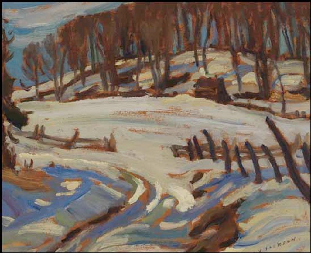 Alexander Young (A. Y.) Jackson (1882-1974) - Sugar Bush, Ripon, Que.