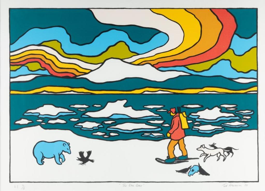 Ted Harrison (1926-2015) - The Blue Bear