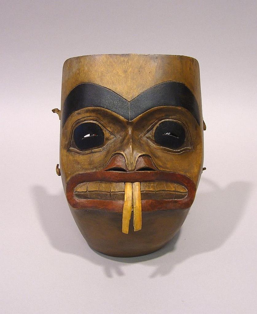 Doug Cranmer (1927-2006) - a carved and polychromed Beaver mask