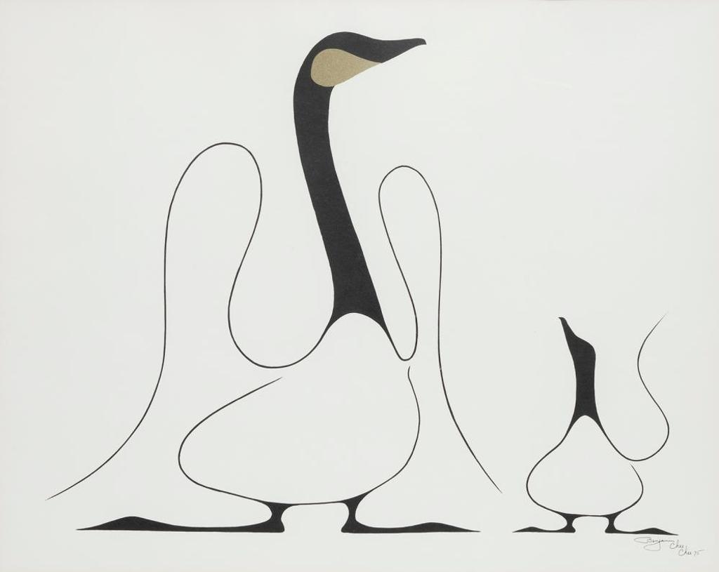 Benjamin Chee Chee (1944-1977) - Untitled
