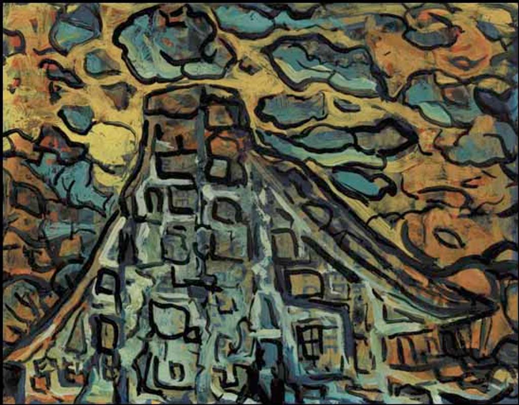 Marc-Aurèle Fortin (1888-1970) - Vieille maison à Sainte-Rose