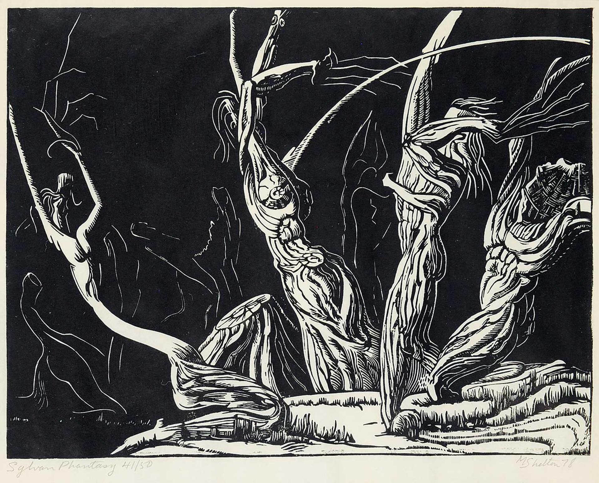 Margaret Dorothy Shelton (1915-1984) - Sylvan Phantasy  #41/50
