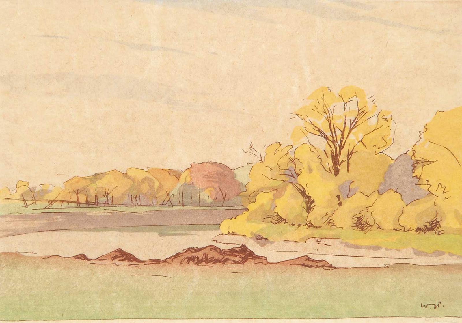 Walter Joseph (W.J.) Phillips (1884-1963) - Fall, Assiniboine River