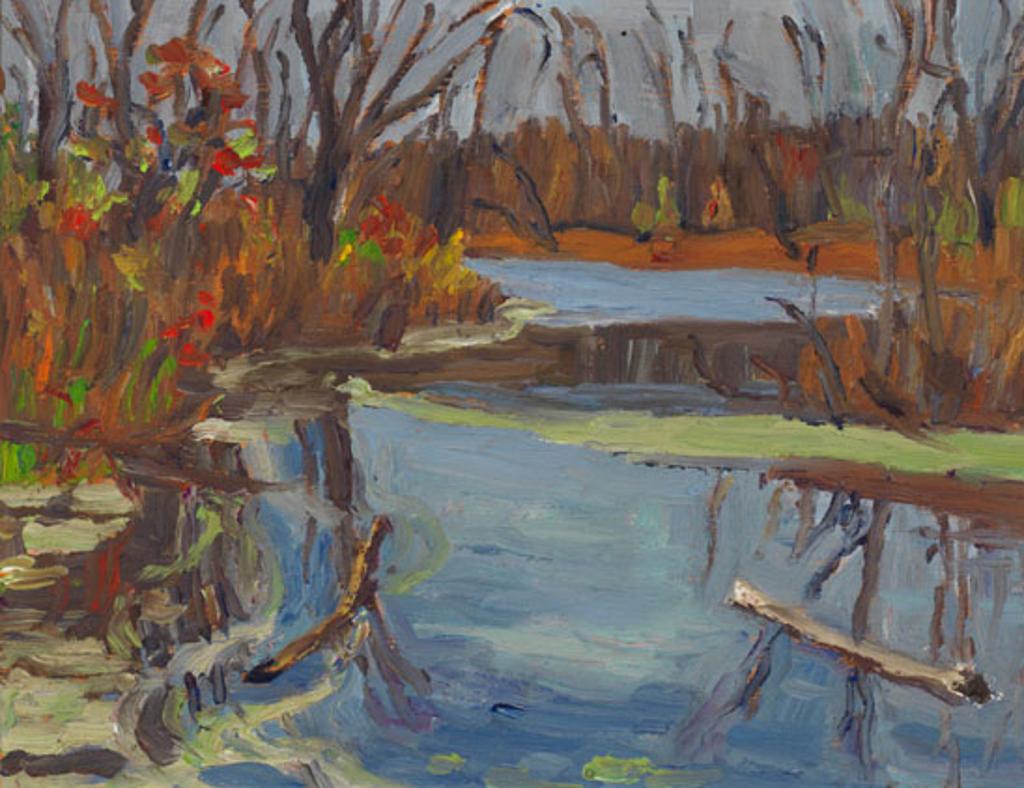 Ralph Wallace Burton (1905-1983) - An Autumn Blue, Gray Day