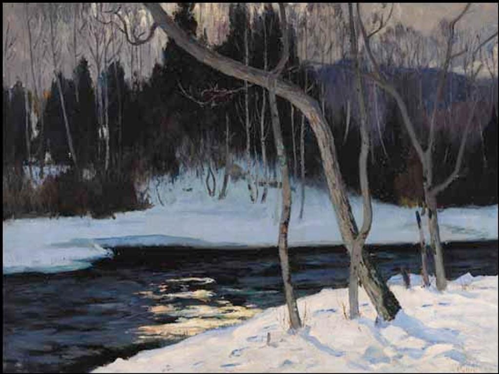 Maurice Galbraith Cullen (1866-1934) - Moonlight on the Cache