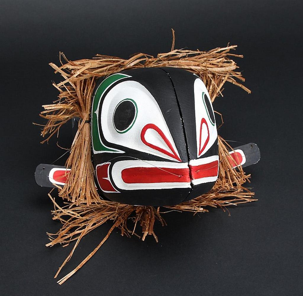 Charles Joseph Sr. (2021) - a carved and polychromed Transformation mask