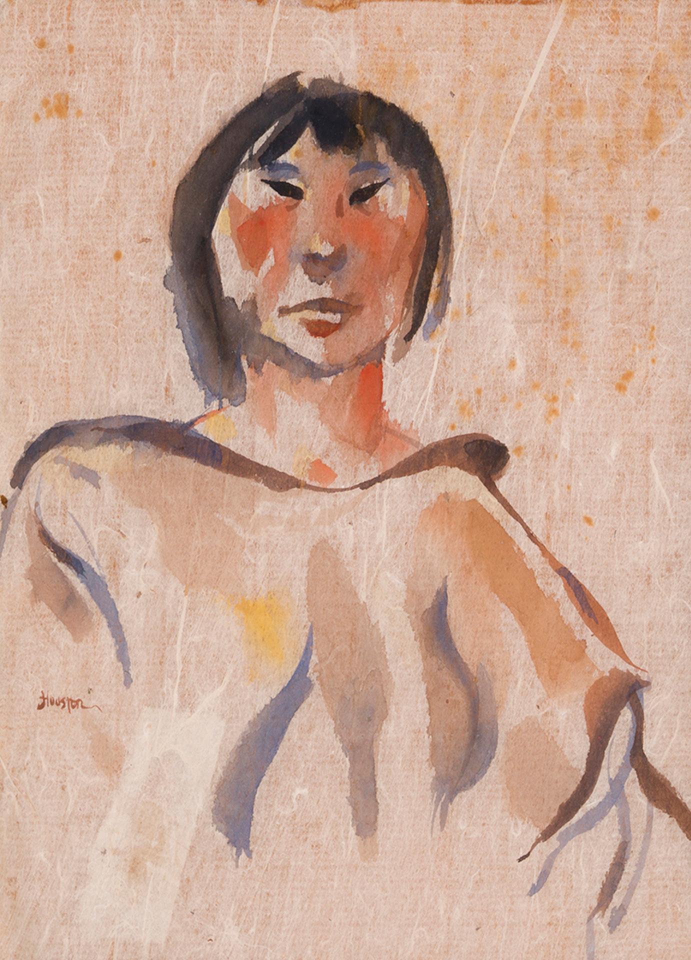 James Archibald Houston (1921-2005) - Portrait of an Inuk