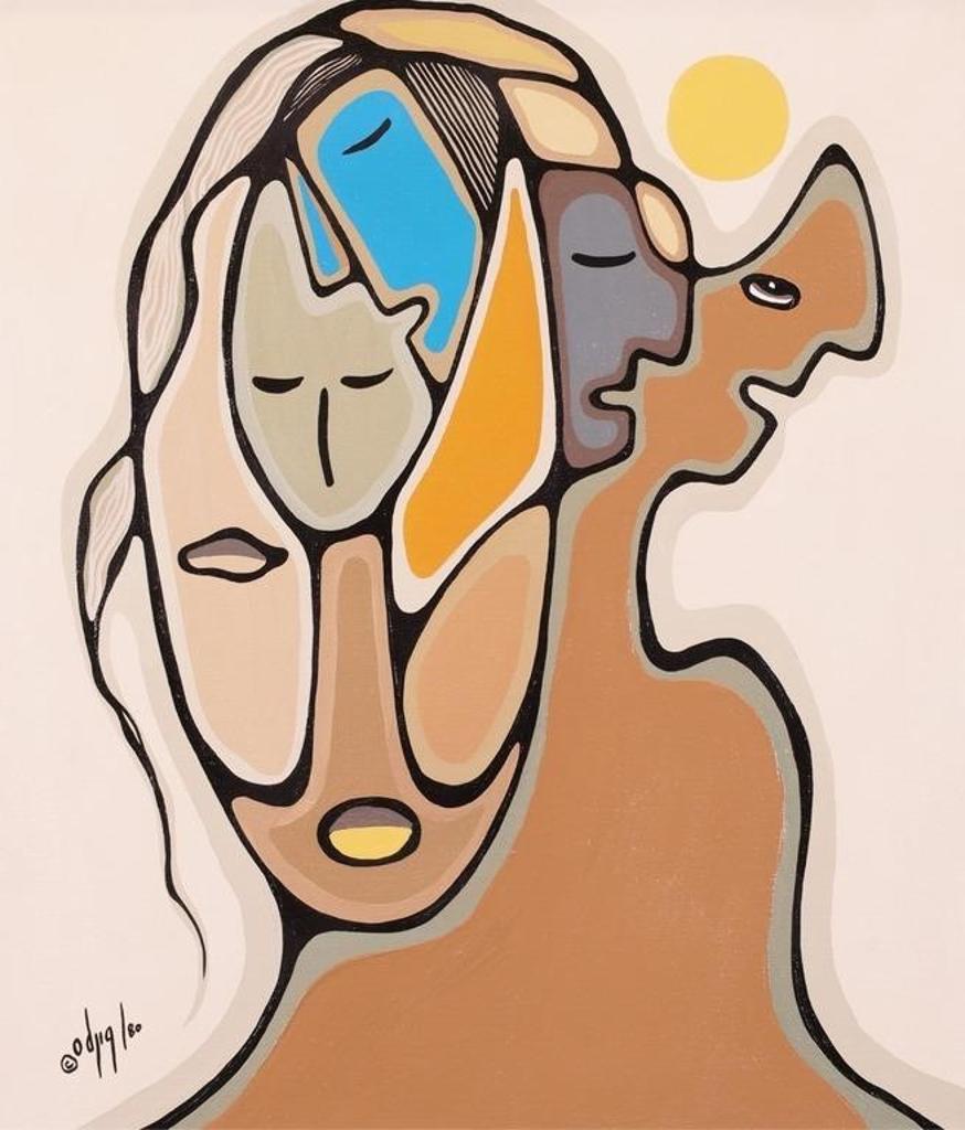 Daphne Odjig (1919-2016) - Phenomena Of Life; 1980