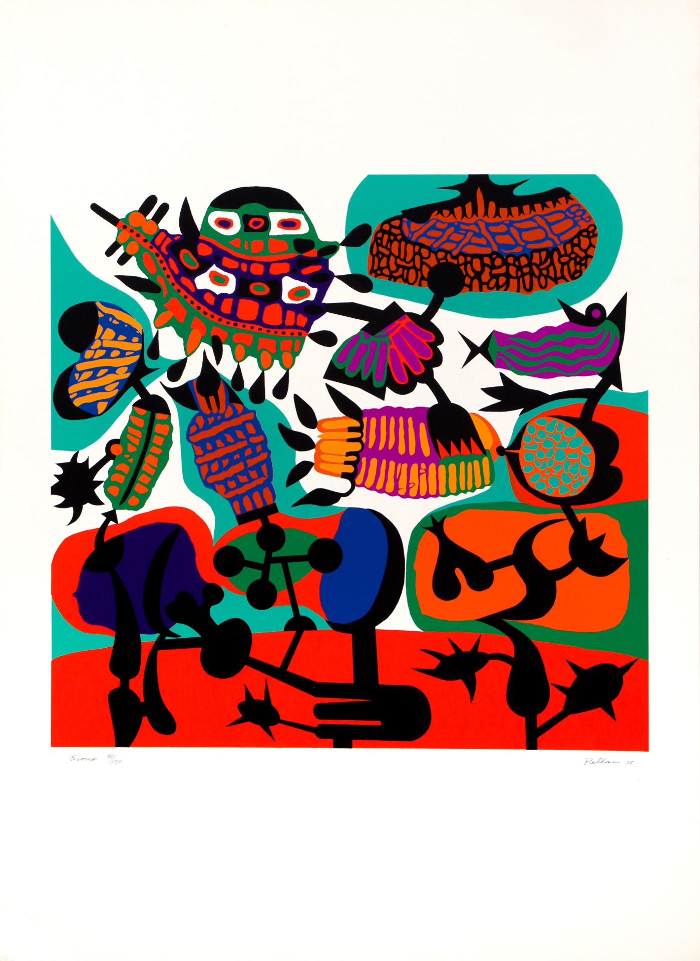 Alfred Pellan (1906-1988) - Sioux, 1975