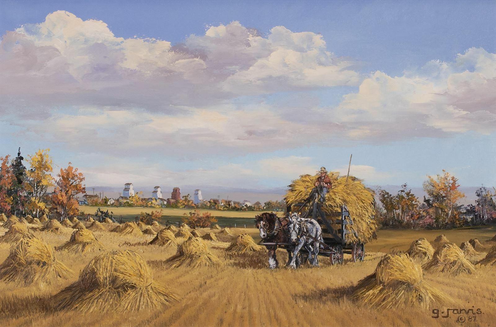 Georgia Jarvis (1944-1990) - Big Sky Country; 1987