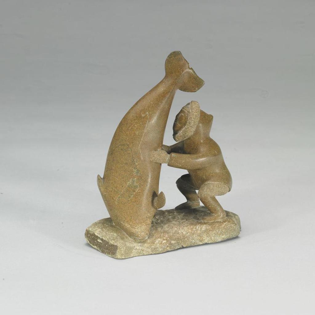 Lucassie Ikkidluak (1949) - Man With Whale