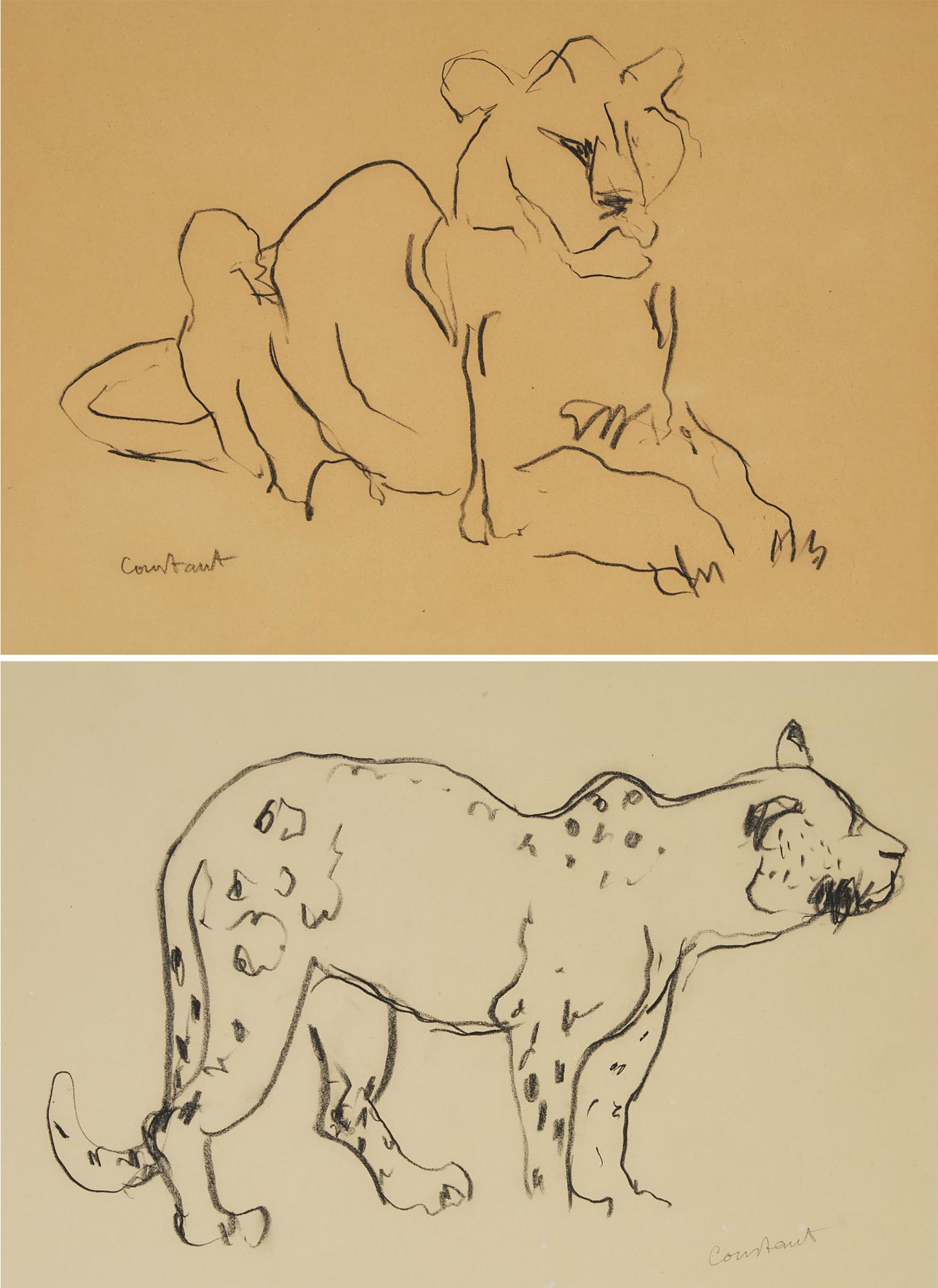 Joseph Constant - Leopard; Lion