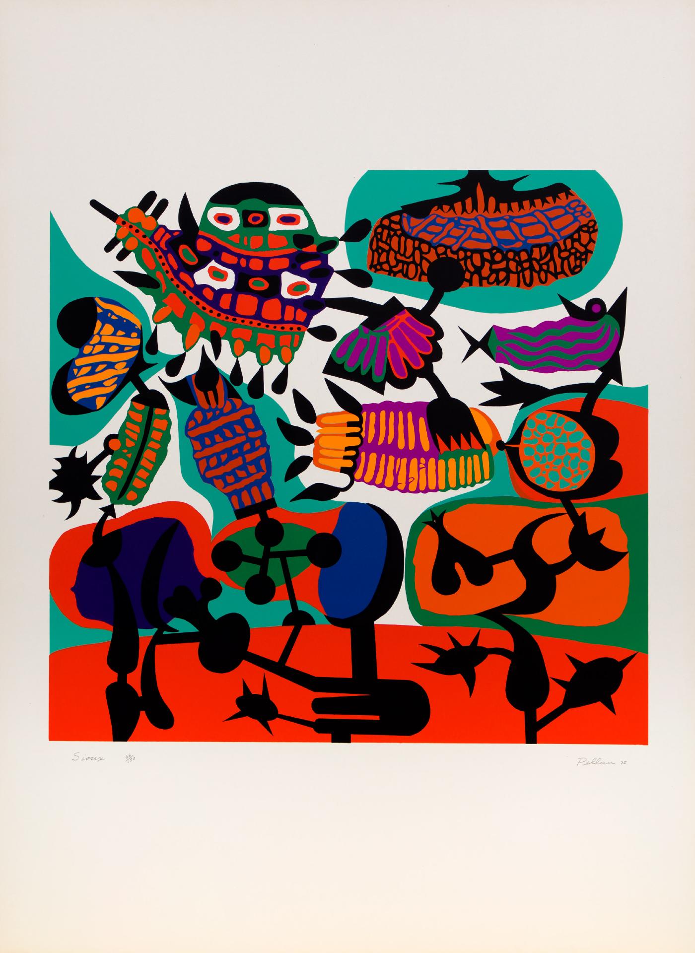 Alfred Pellan (1906-1988) - Sioux, 1975