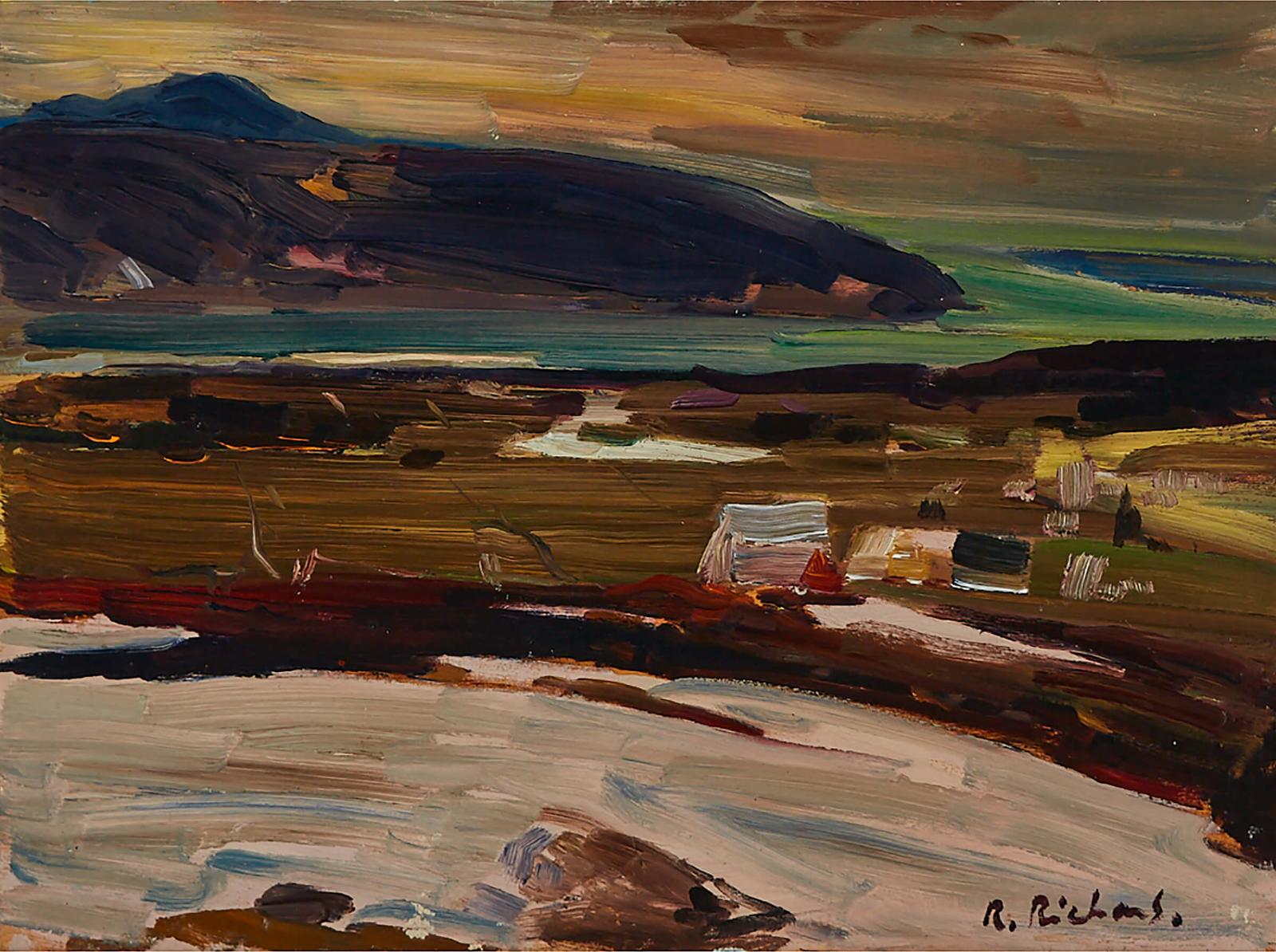 René Jean Richard (1895-1982) - Baie-St-Paul - La Fonte Des Neiges