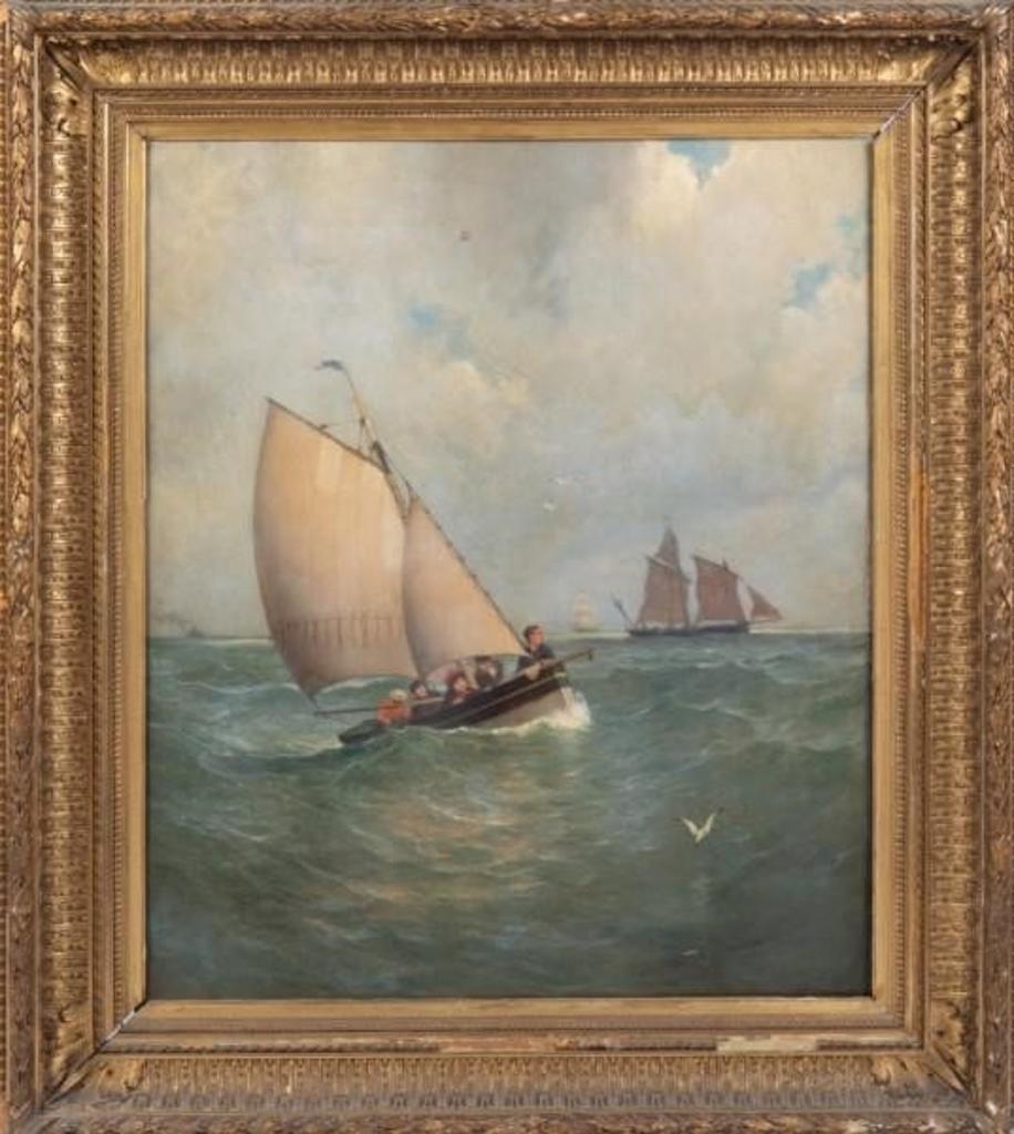 Edouard Jean Conrad Hamman (1819-1888) - Sailing in a Fair Wind