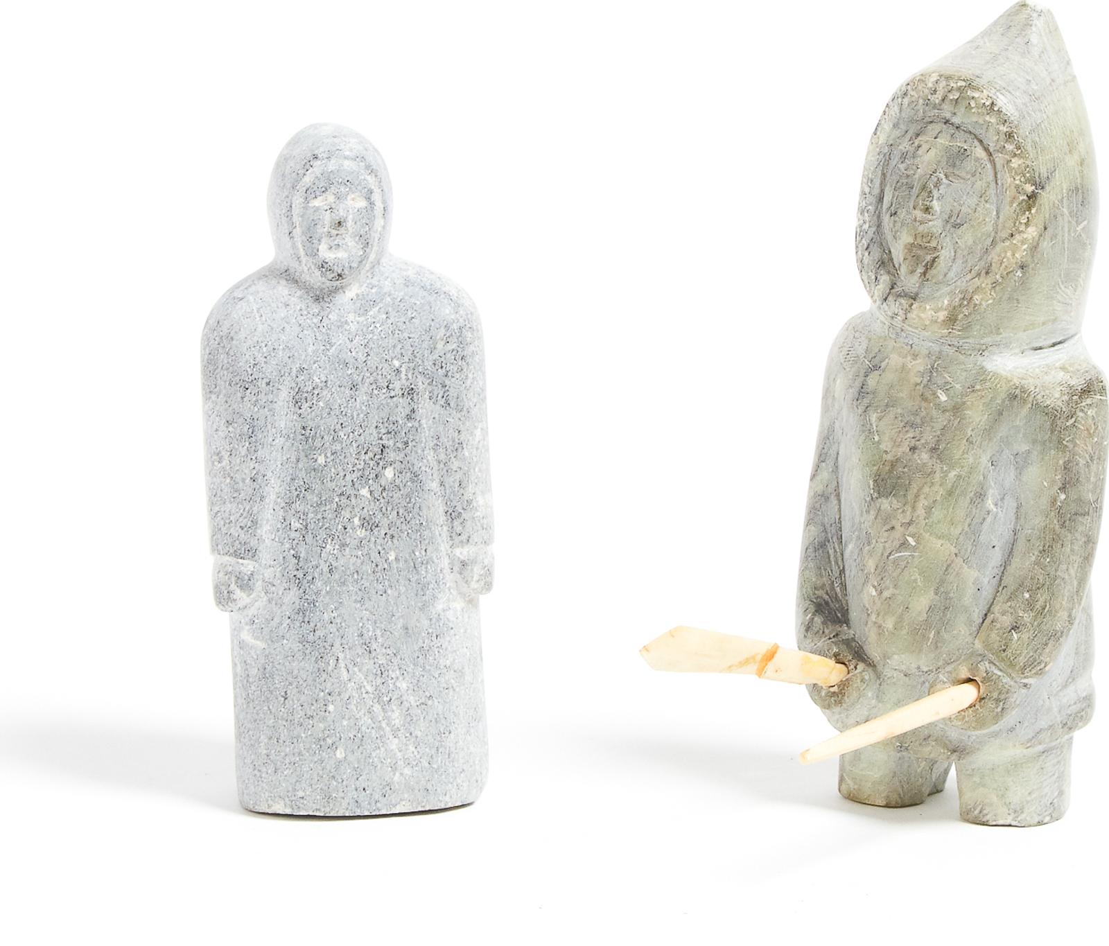 Aggiuq Takunaraq (1911) - Standing Man With Snow Knife And Stick
