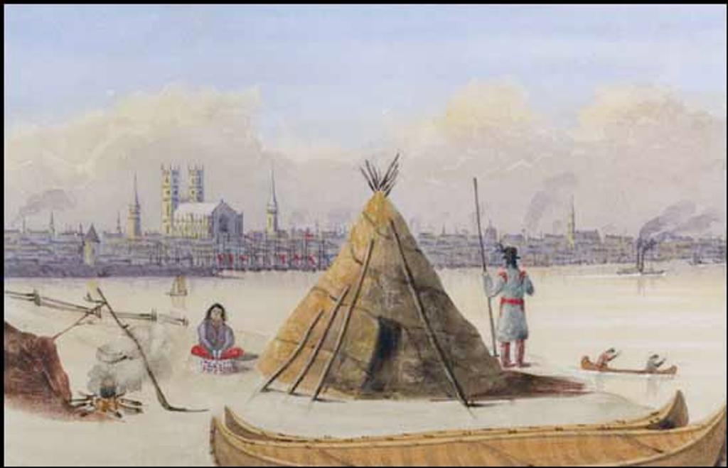 James Pattison Cockburn (1778-1847) - Montreal from St. Gabriel Farm