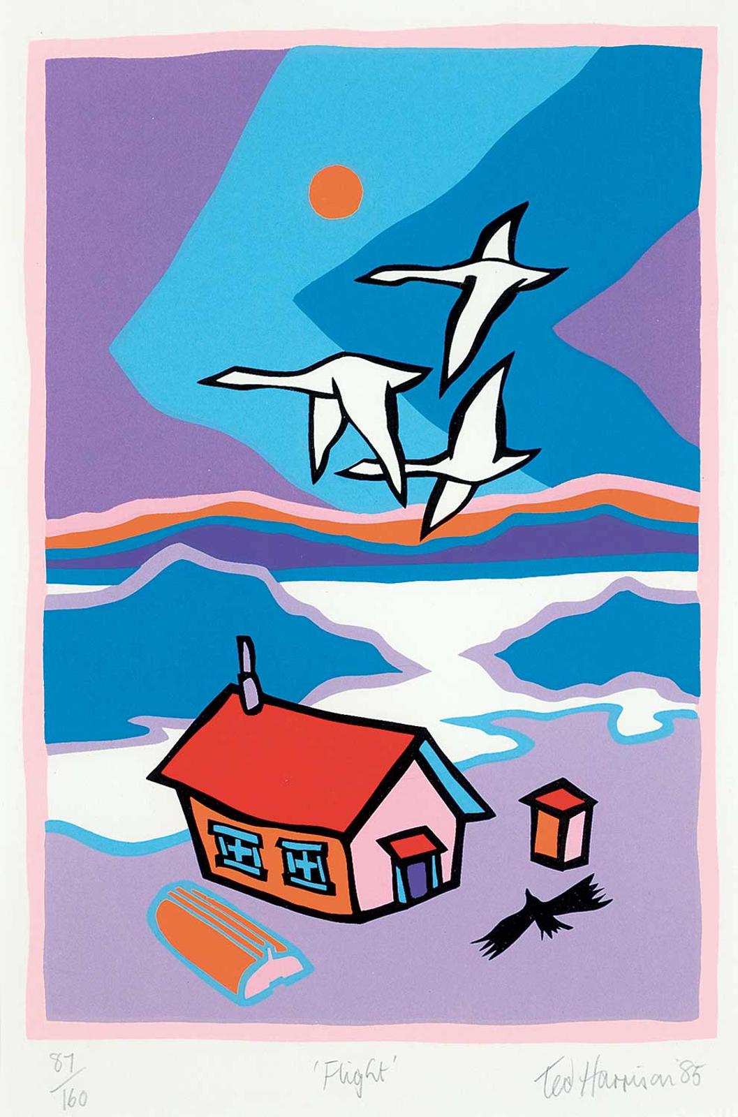 Ted Harrison (1926-2015) - Flight  #87/160