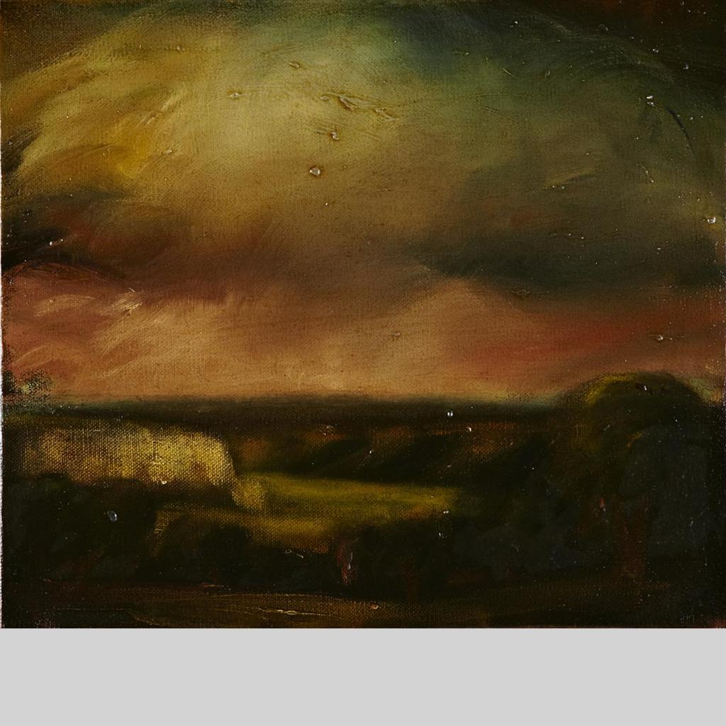 David Charles Bierk (1944-2002) - After Gustave Courbet, The Loire Valley In Thunderstorm 1849, Study Ii, 1987