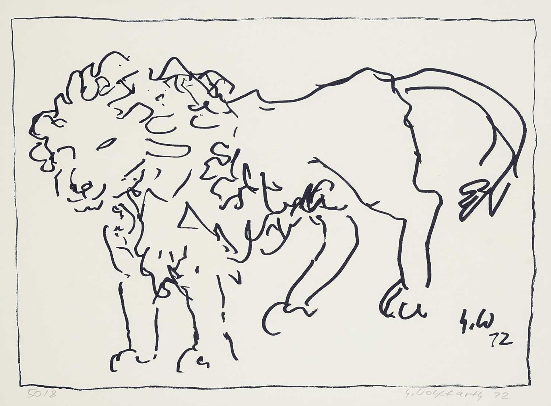 Harry Karl-Heinz Wohlfarth - Untitled - The Lion #50/8
