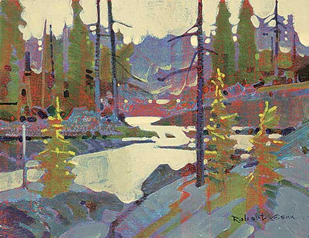 Robert Douglas Genn (1936-2014) - Quiet Pond, Contraluz