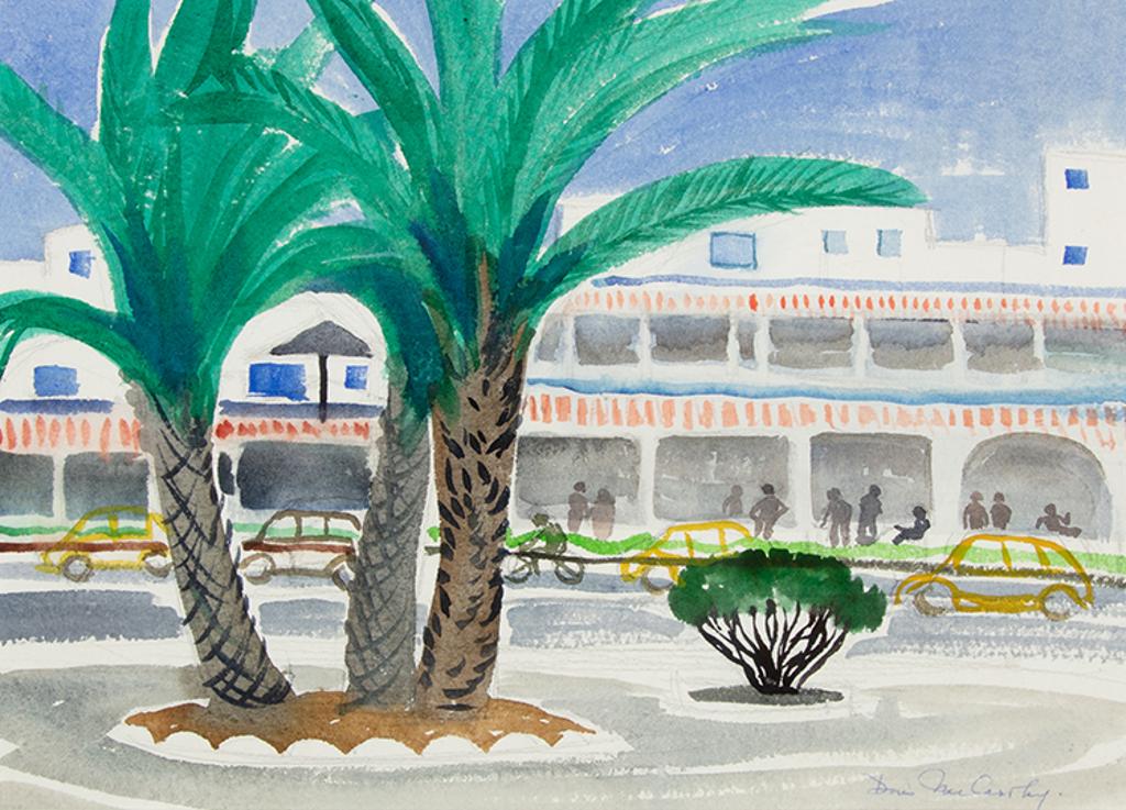 Doris Jean McCarthy (1910-2010) - Hammamet Street Tunisia