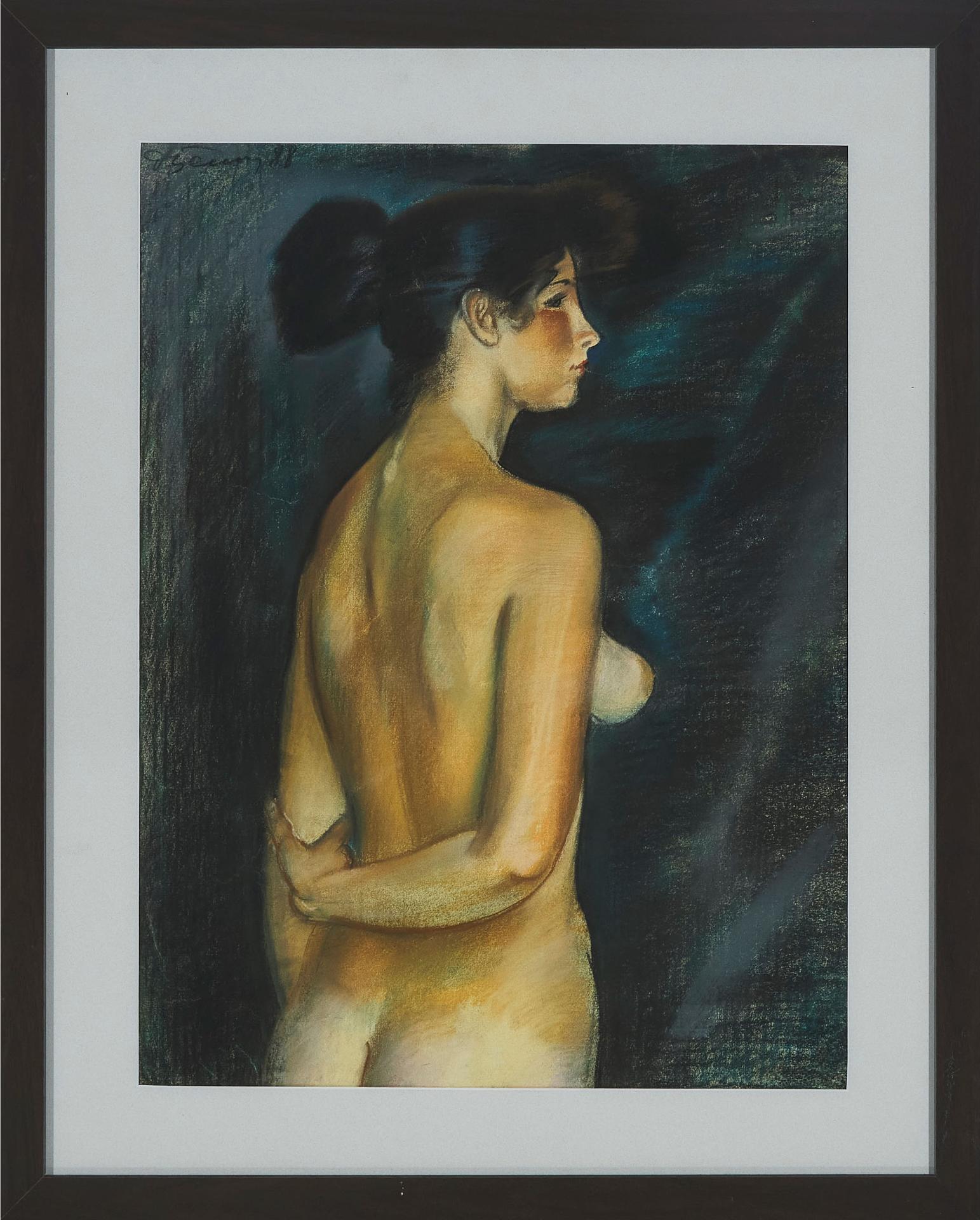 Vasyl Ponikarov - Standing Nude