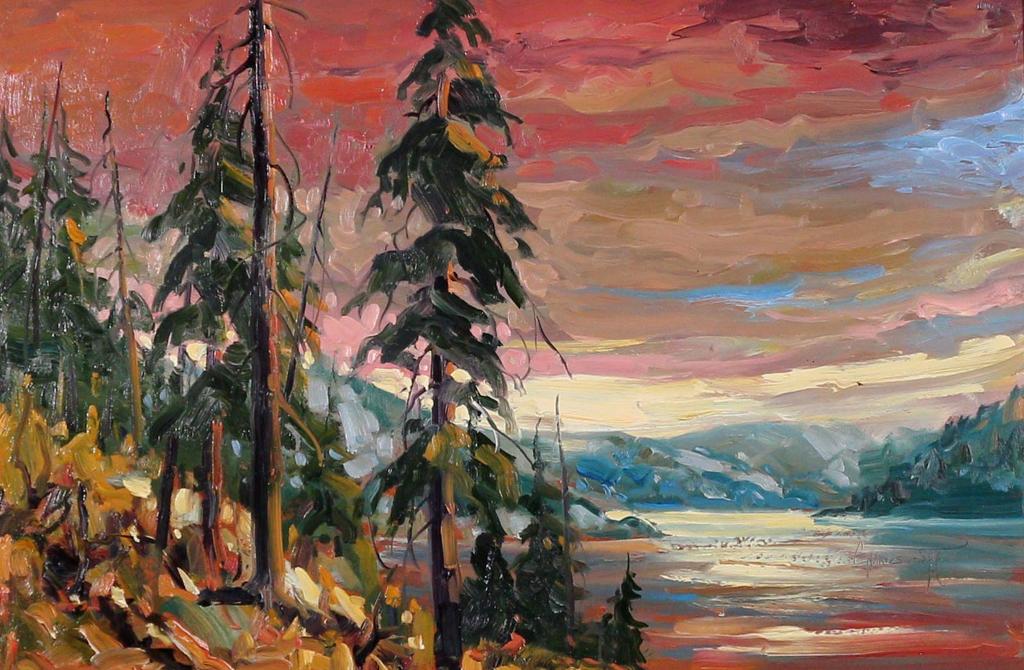 Rod Charlesworth (1955) - Evening Glow, Upper Arrow