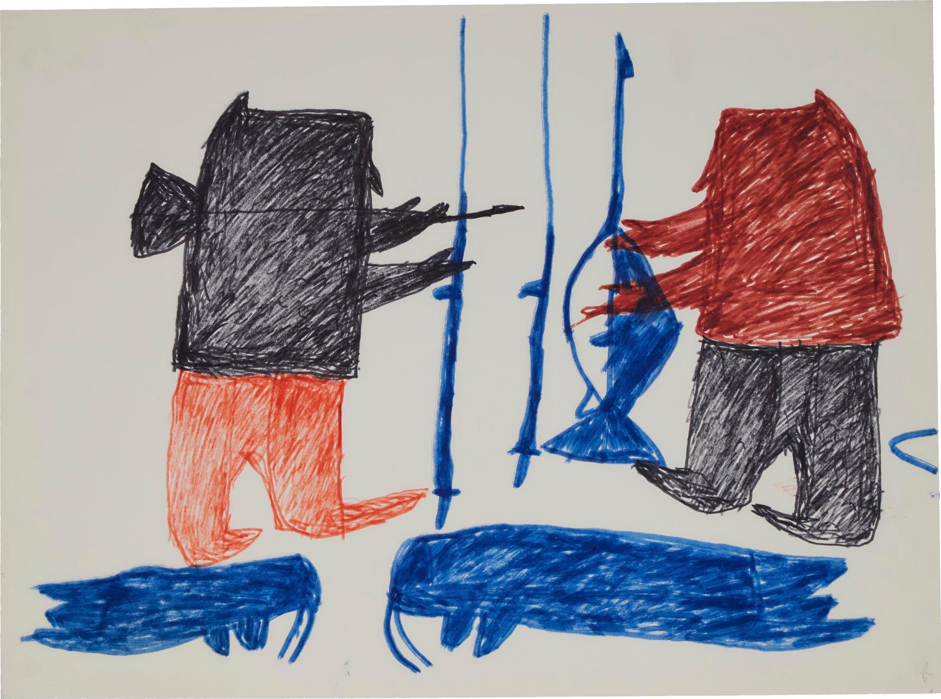 Parr (1893-1969) - Untitled (Walrus Hunt)