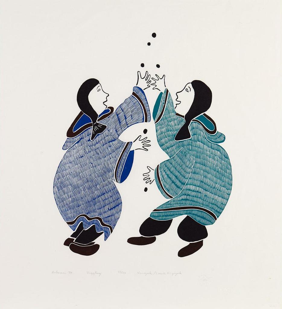 Agnes Nanogak (1925-2001) - Juggling