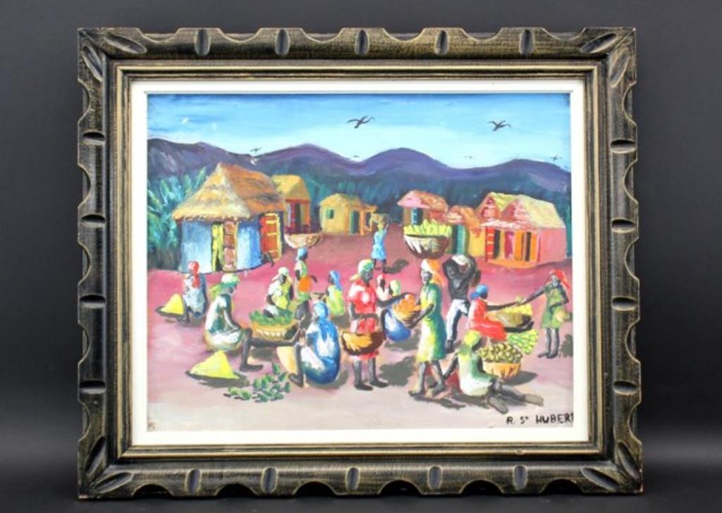 R. St. Hubert - Market Scene