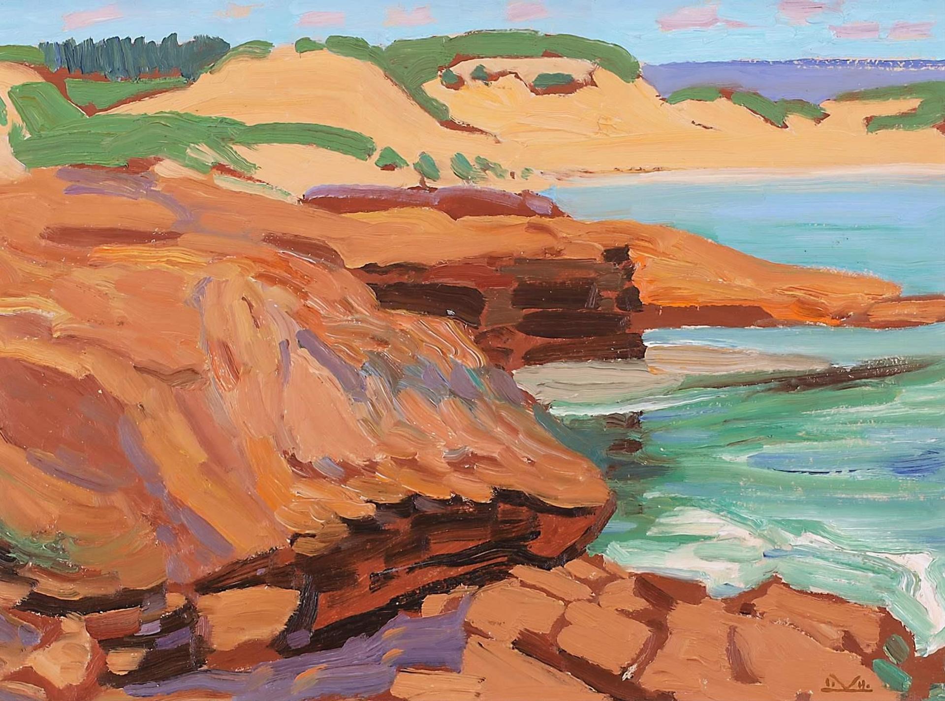 Illingworth Holey (Buck) Kerr (1905-1989) - Sand Dunes At Cavendish Bay P.E.I.; 1975