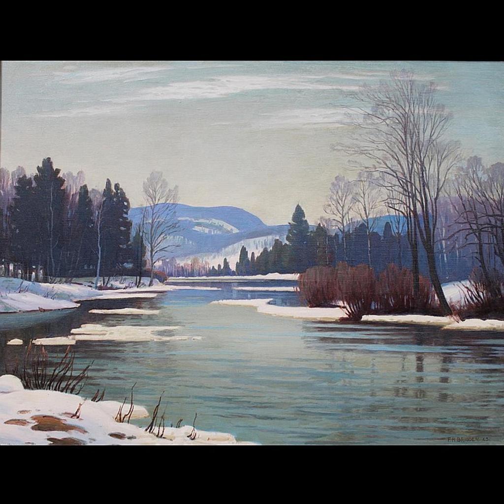 Frederick Henry Brigden (1871-1956) - LAST OF WINTER IN THE LAURENTIANS