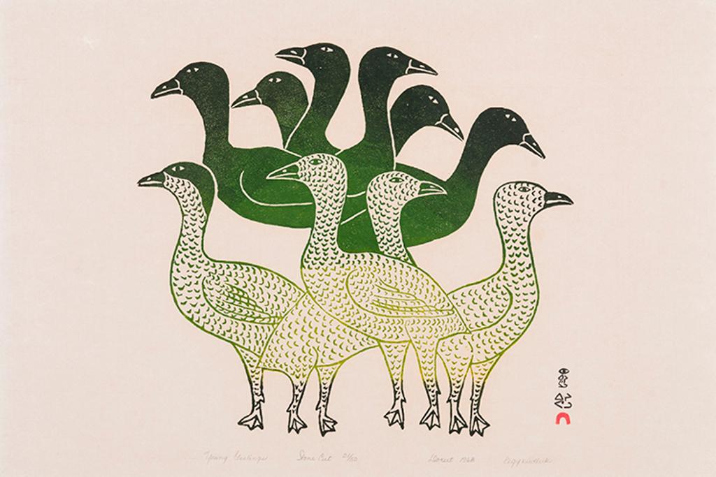 Eegyvudluk Ragee (1920-1983) - Young Goslings
