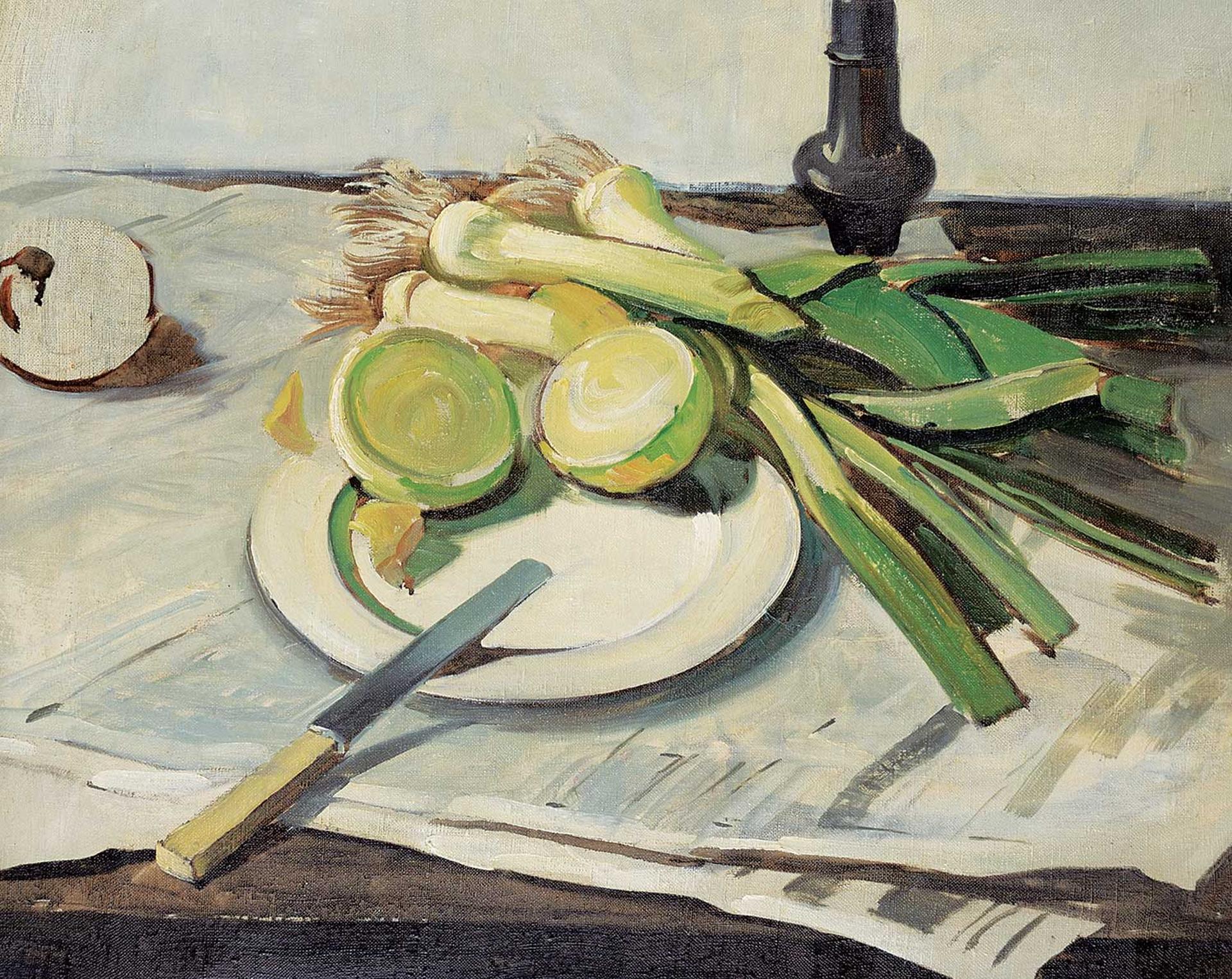Alfred Crocker Leighton (1901-1965) - Leeks