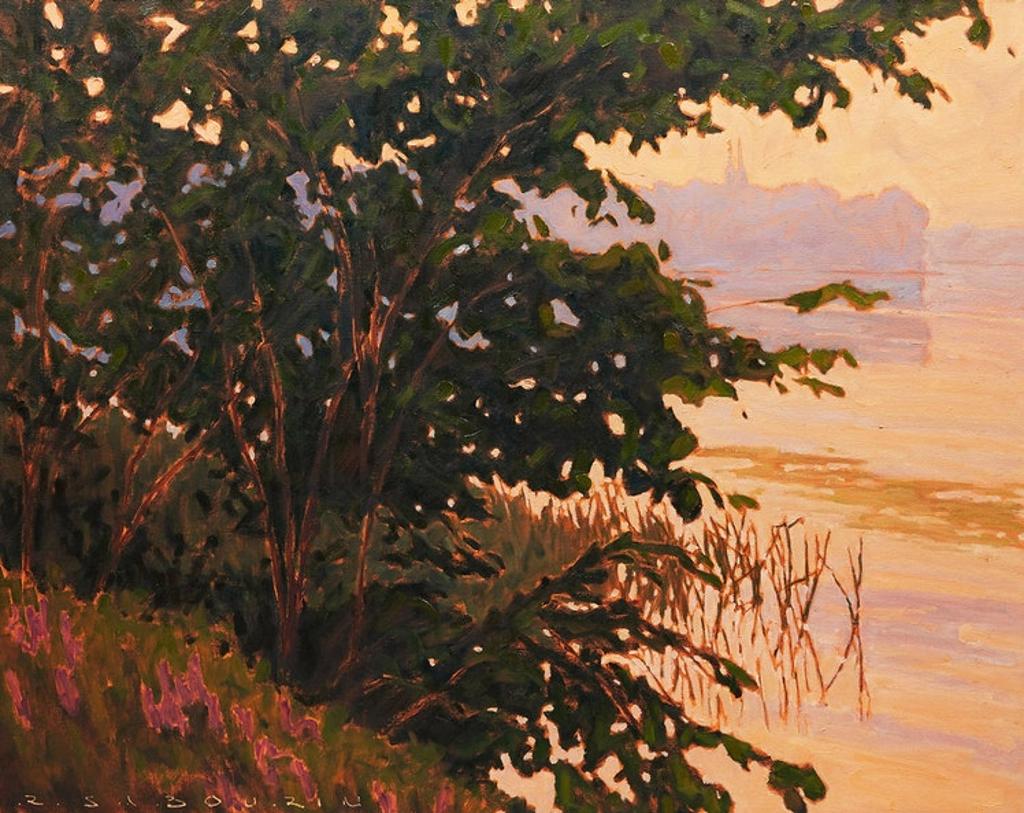 Réal Sabourin (1950) - St-Antoine, Matin Brouillard (St-Antoine-sur-Richelieu)