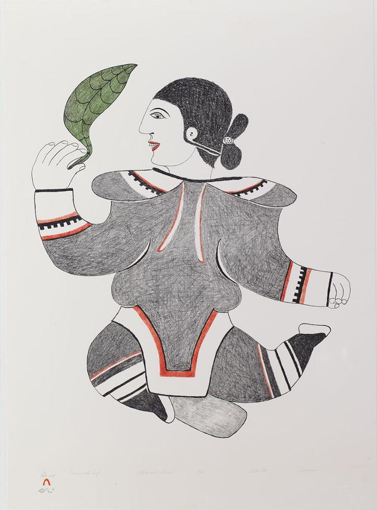 Pitaloosie Saila (1942-2021) - Dancer With Leaf