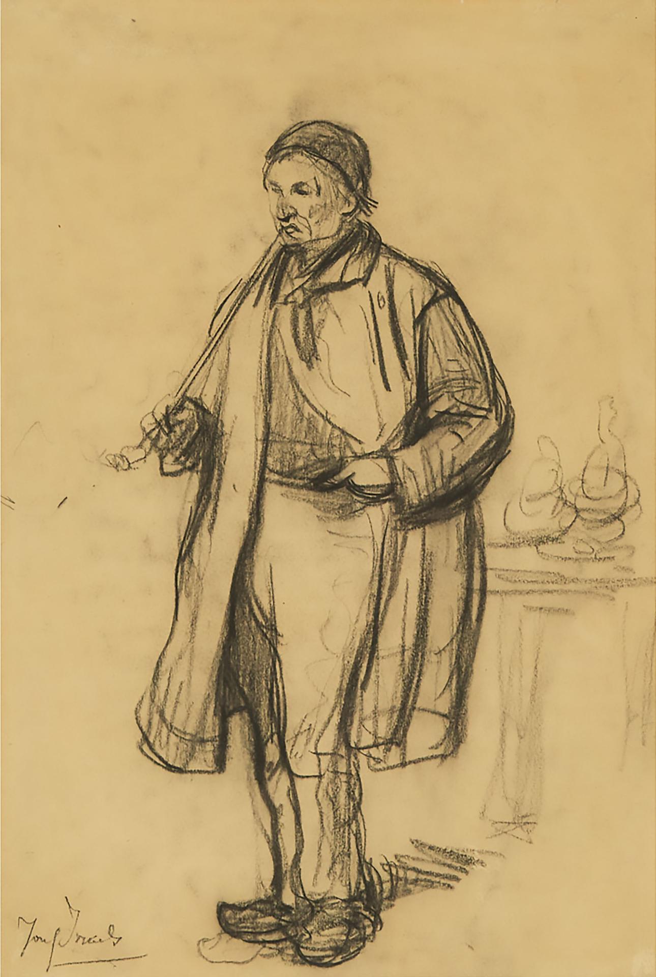 Josef (Jozef) Israëls - Alter Mann (Old Man)