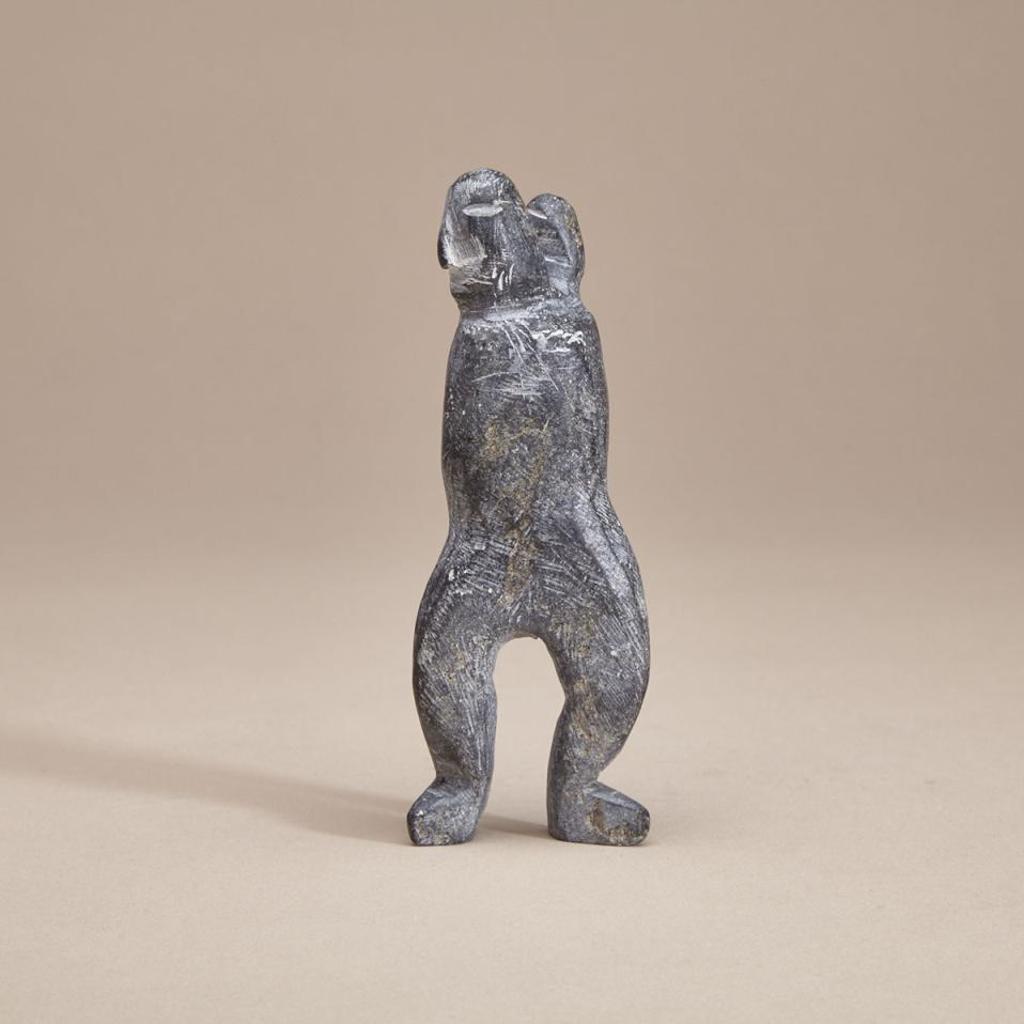 Eva Talooki Aliktiluk (1927-1995) - Standing Mother With Child In Her Amaut