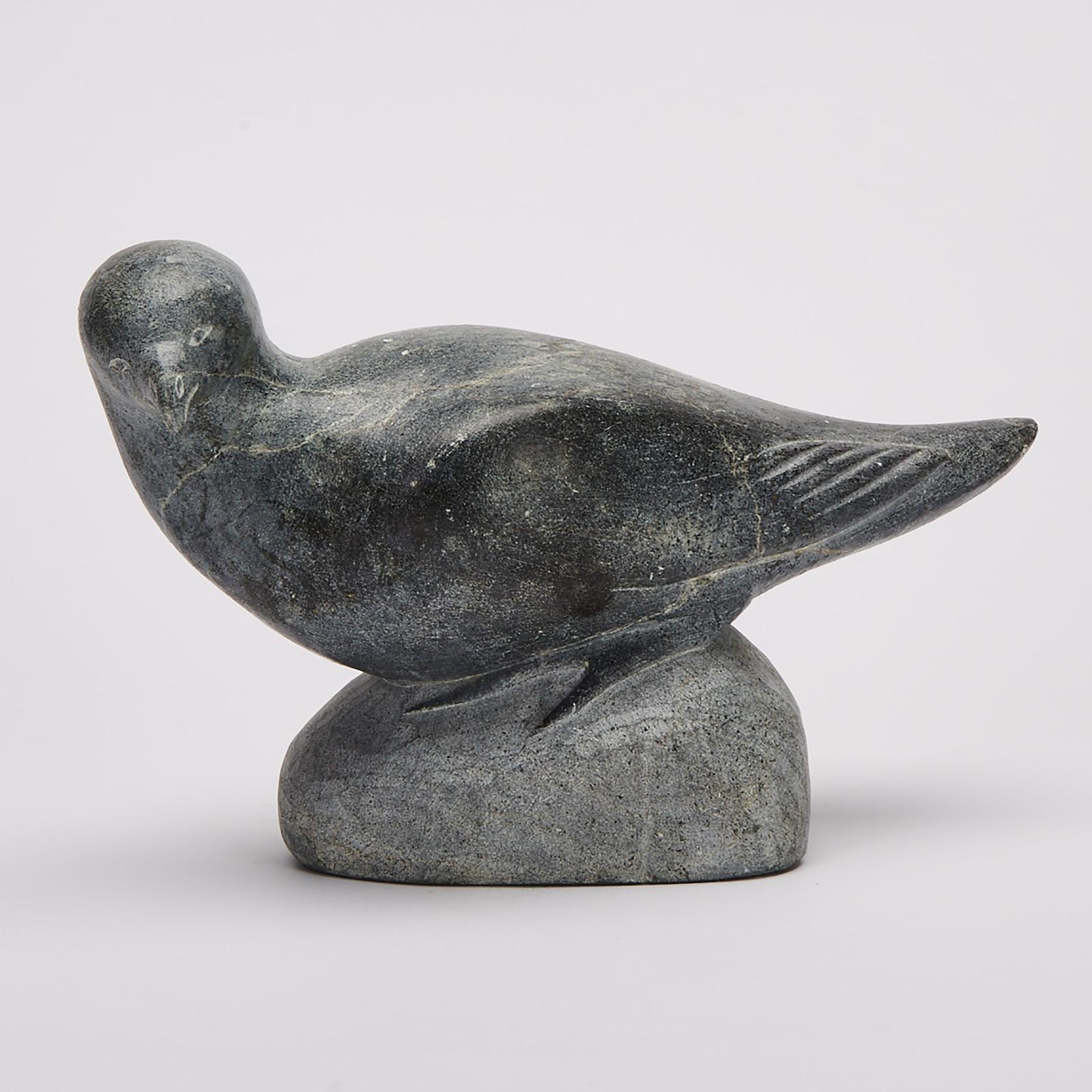 Isa Qumalu Sivuarapi (1925-1979) - Bird Perched On Rock