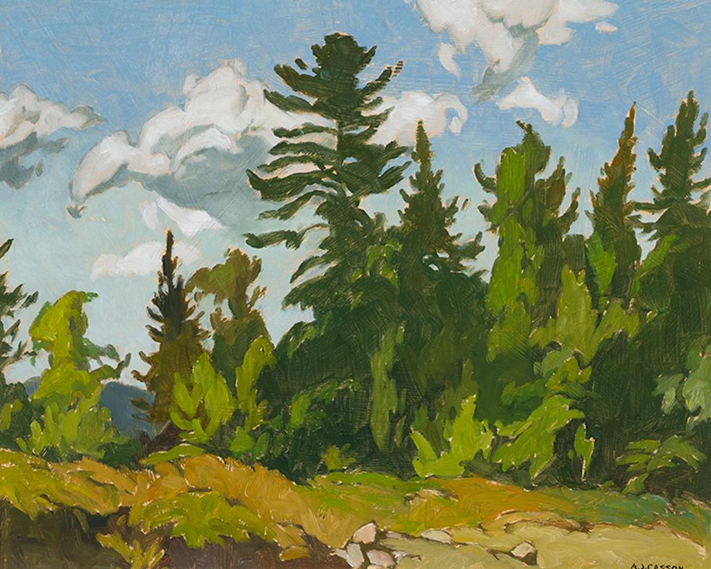 Alfred Joseph (A.J.) Casson (1898-1992) - Bay on Oxtongue Lake