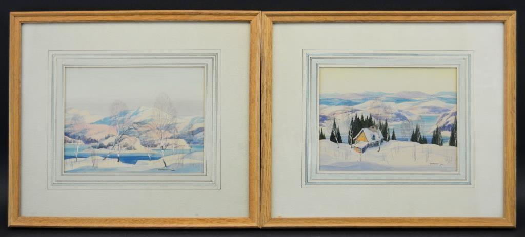 Graham Norble Norwell (1901-1967) - Pair of paintings