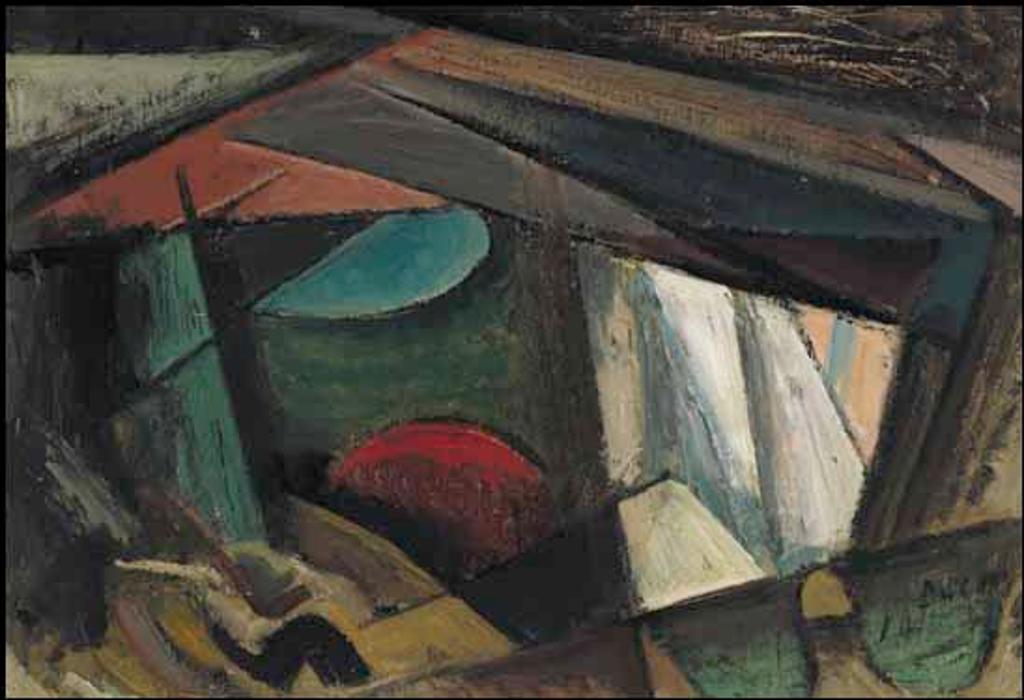 Jack Hamilton Bush (1909-1977) - Transition (Abstract: Light Thru Darkness)