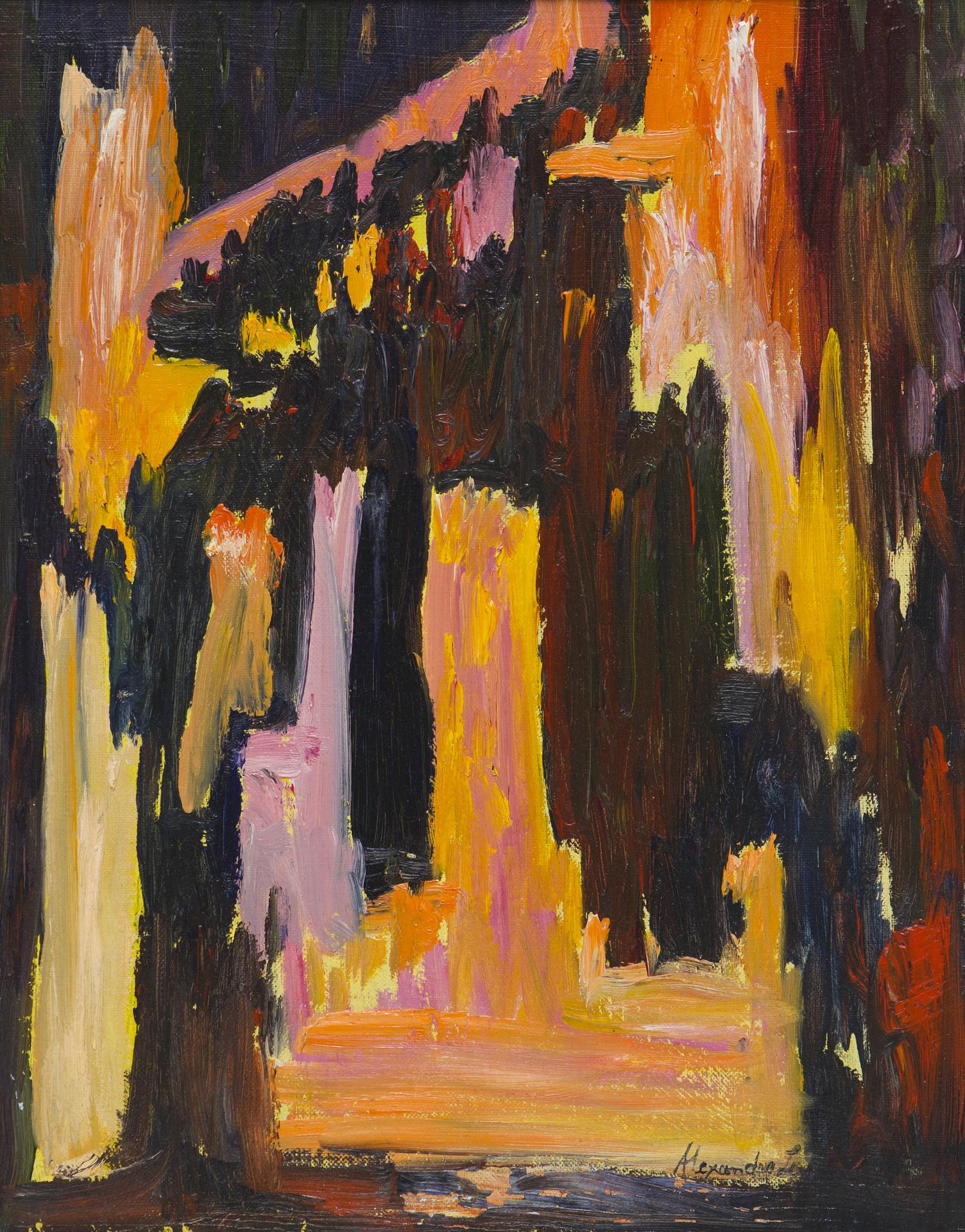 Alexandra Luke (1901-1967) - Night Lights