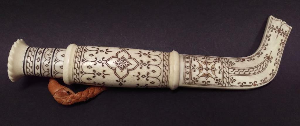 Lars-Erik Huuva (1948) - Sami knife with sheath,1993
