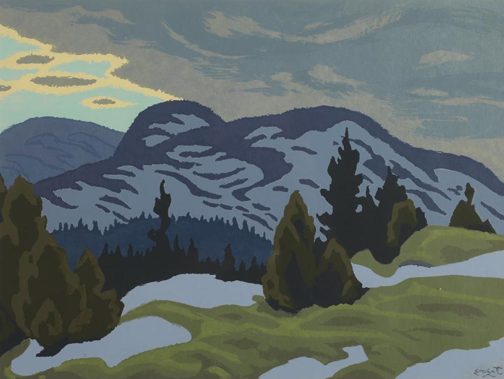 Edwin Headley Holgate (1892-1977) - Snow Clouds