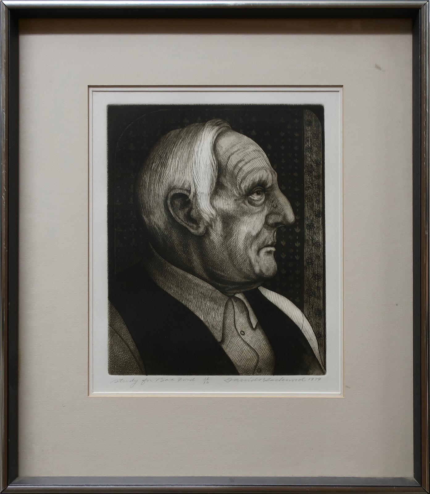 David Lloyd Blackwood (1941-2022) - Study For Bax Ford