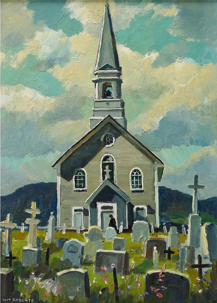 Thomas Keith (Tom) Roberts (1909-1998) - Little Church At Cap Des Rosiers